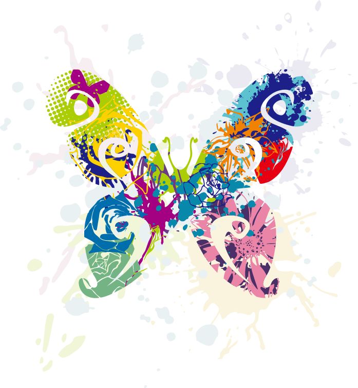 free vector Abstract Butterfly Vector Graphic